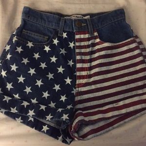 American apparel denim shorts size 24